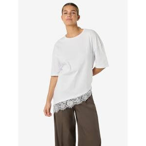 Noisy May Lace Detail Tee